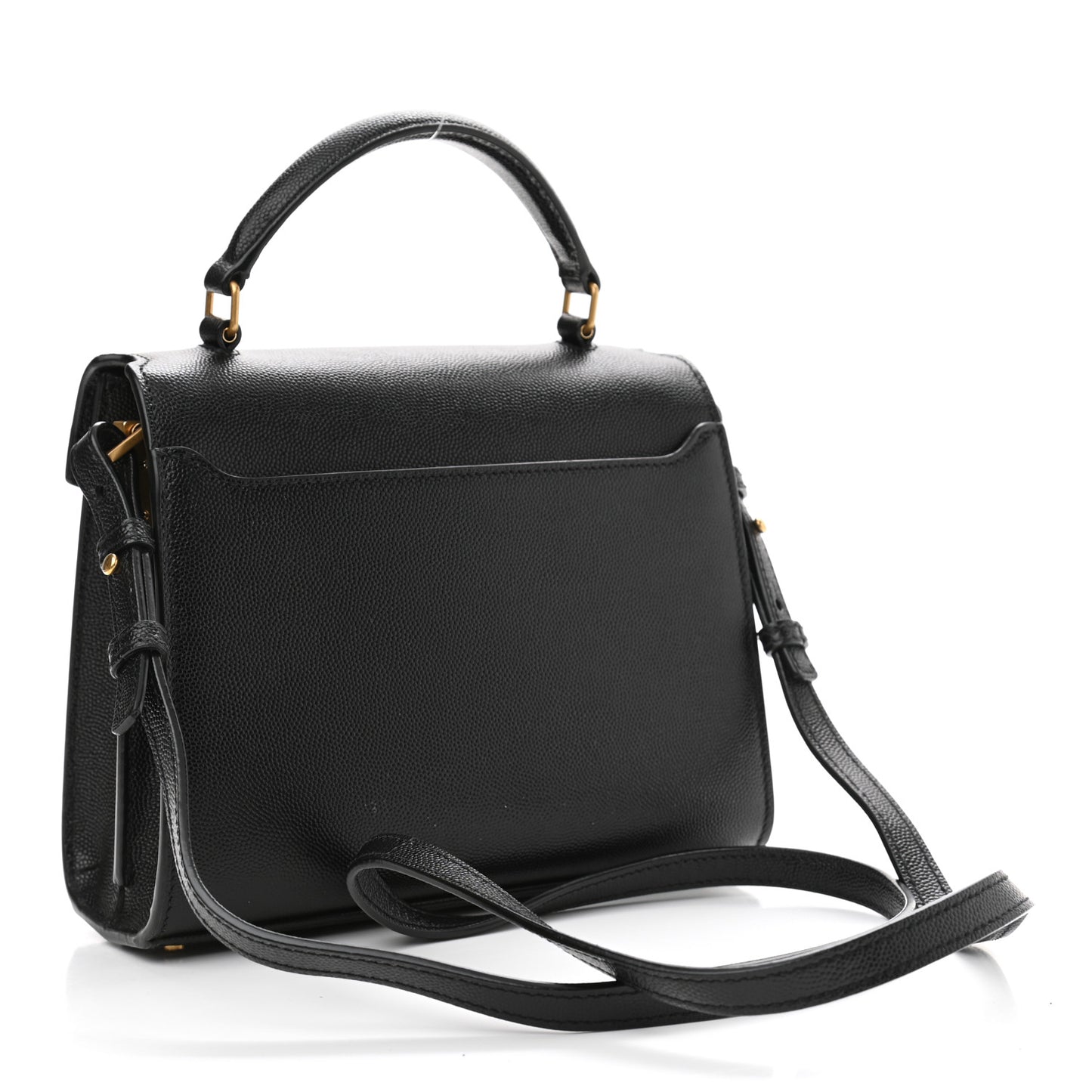 Grain de Poudre Mini Classic Monogram Cassandra Top Handle Black