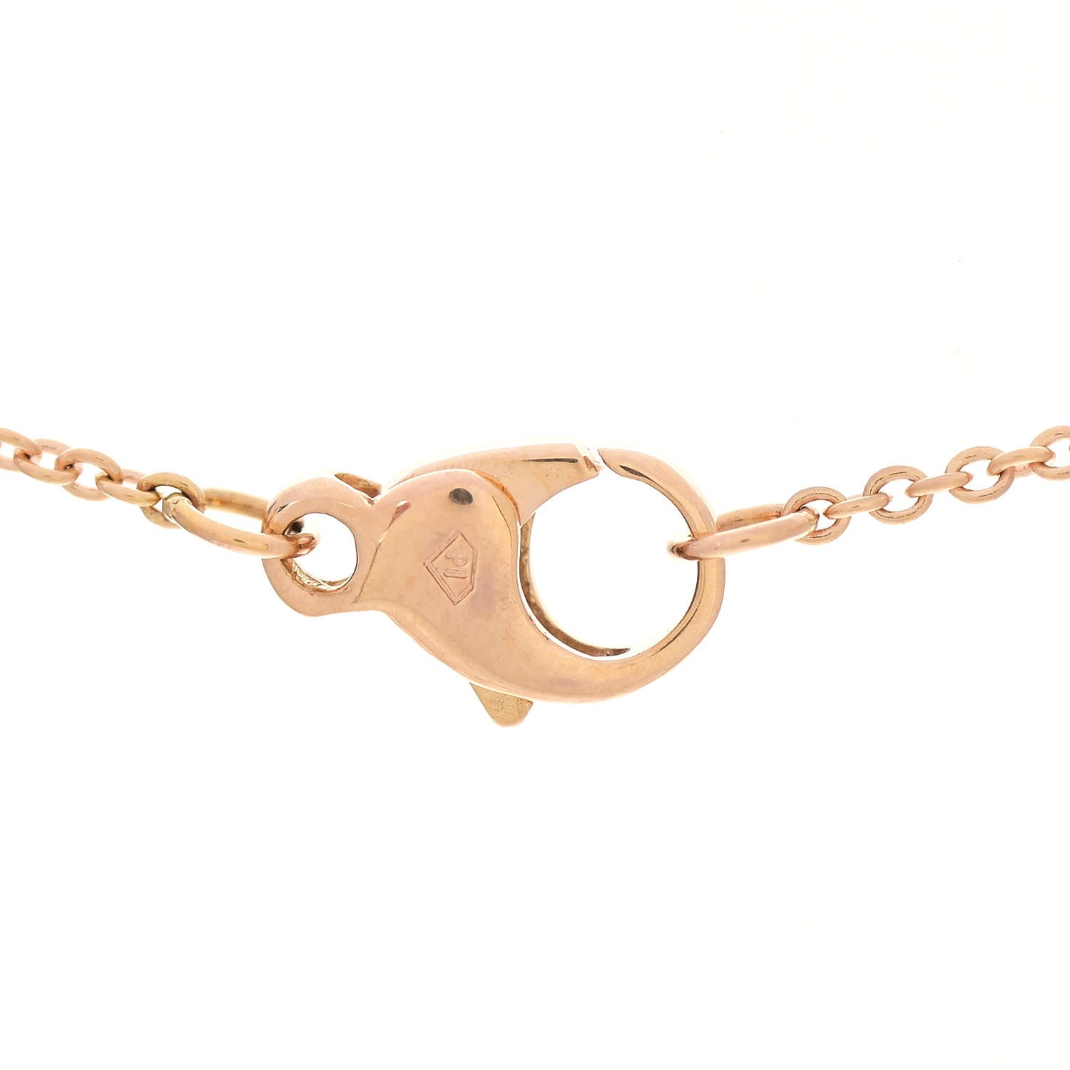 Piaget 18K Rose Gold Diamond Possession Circle Pendant Necklace 6 of 6