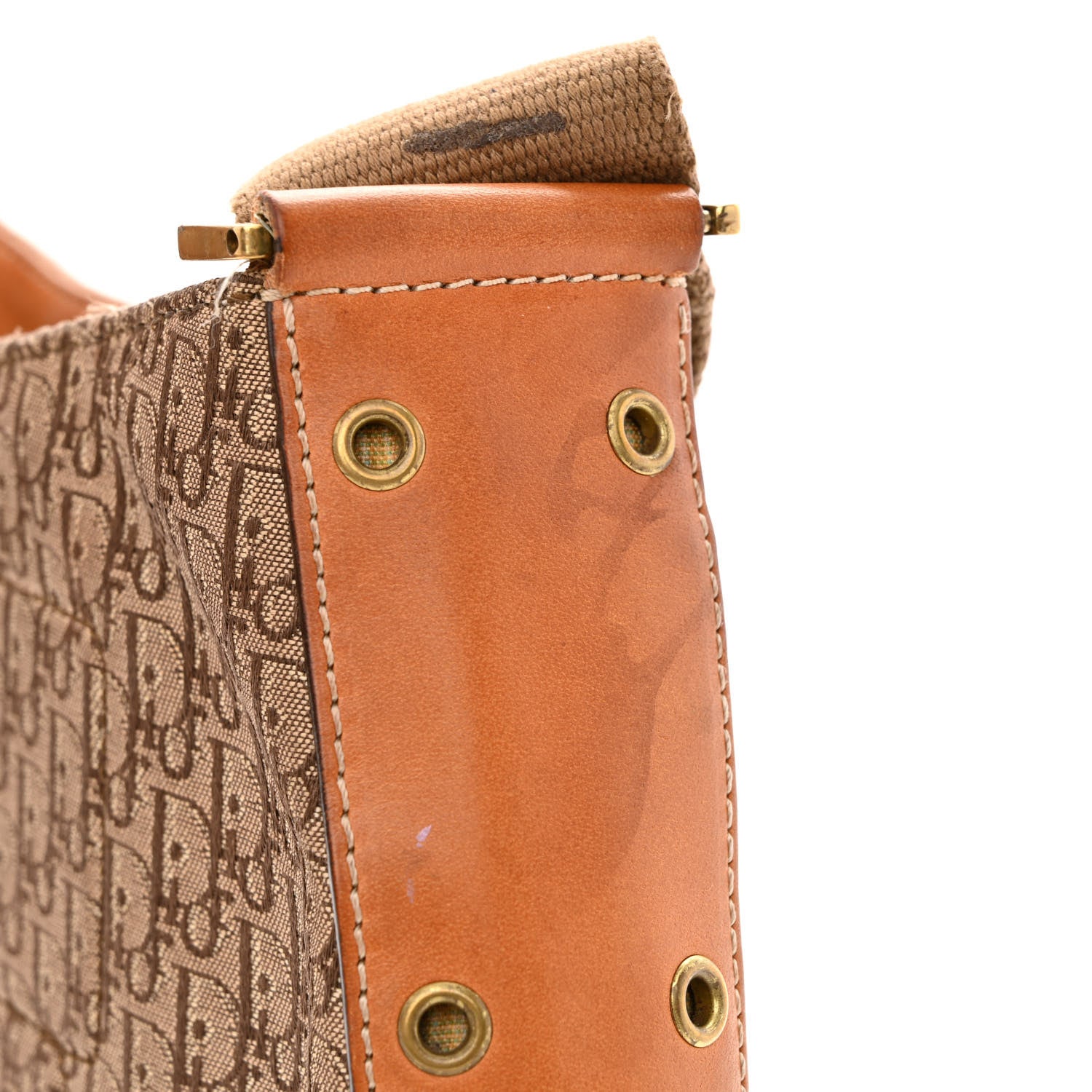 Christian Dior Calfskin Monogram Street Chic Large Columbus Ave Beige 15 of 17