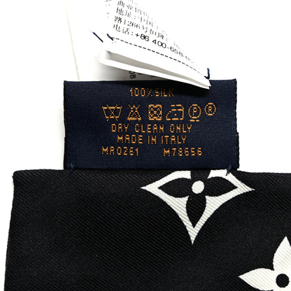 Louis Vuitton Silk Monogram Confidential Bandeau Black 4 of 7