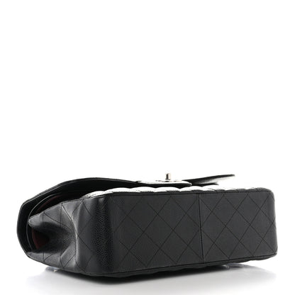 Chanel Caviar Quilted Jumbo Double Flap Black 4 of 10