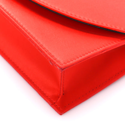 Christian Louboutin Satin Loubi54 Crossbody Clutch Red 9 of 15