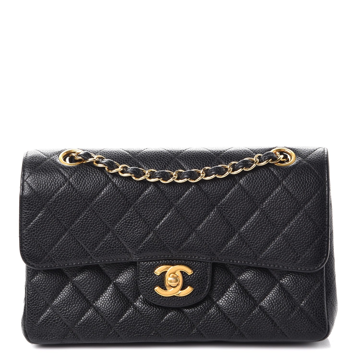 Chanel Caviar Quilted Small Double Flap Black 1 of 10