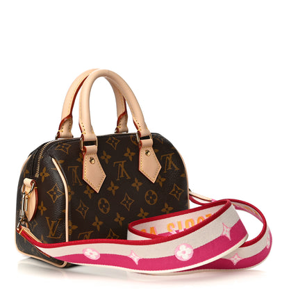 Louis Vuitton Monogram Speedy Bandouliere 20 Fuchsia 3 of 9