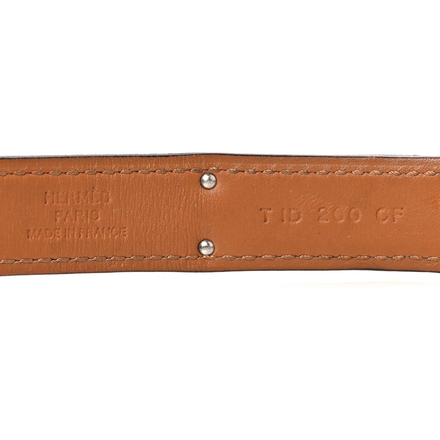 Hermes Epsom Kelly Belt Black 3 of 5