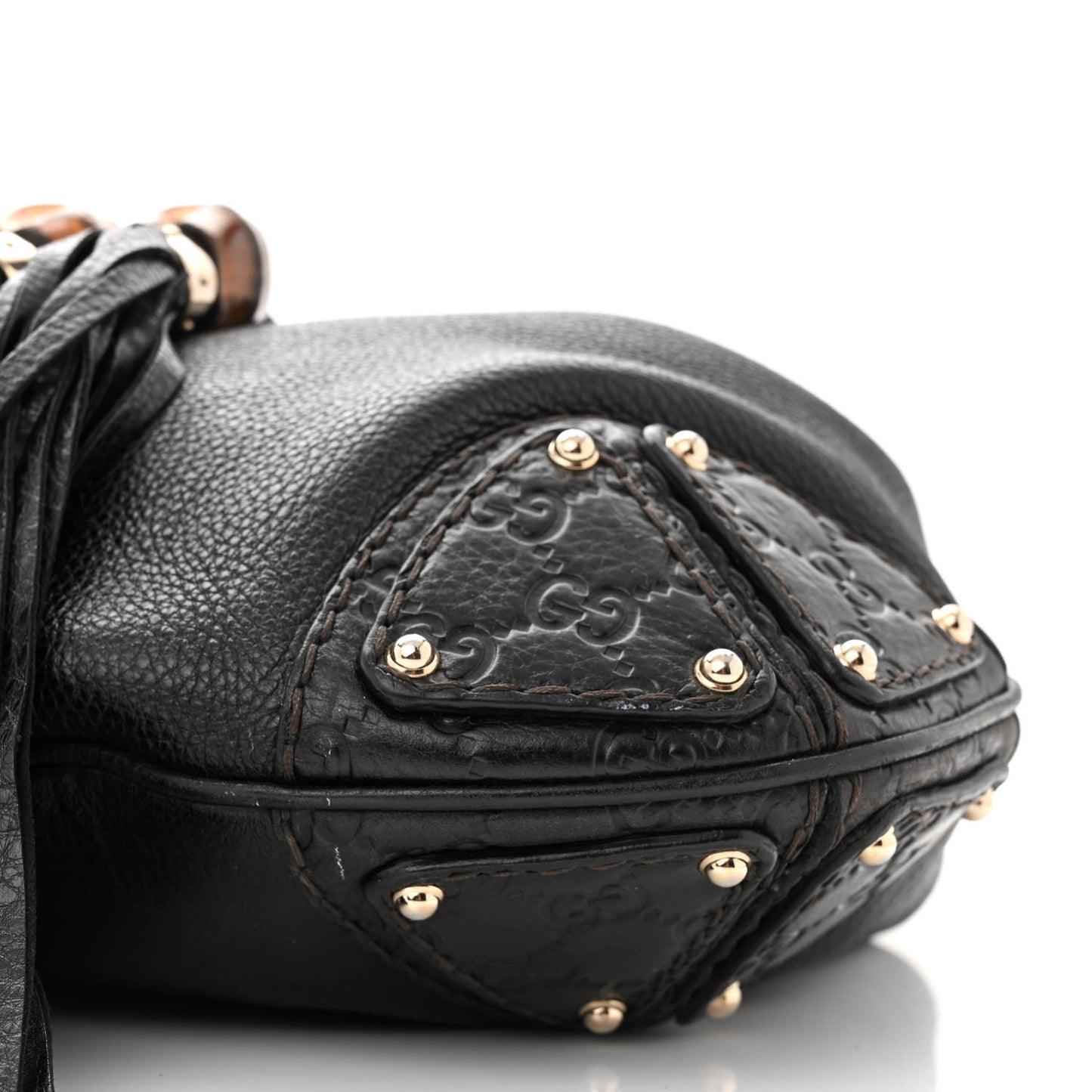 Calfskin Medium Indy Top Handle Hobo Black