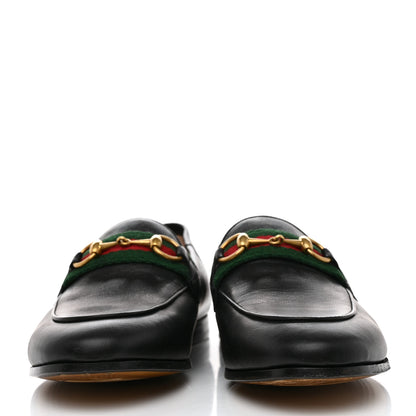 Gucci Malaga Kid Web Womens Horsebit Loafers 36 Black 2 of 8
