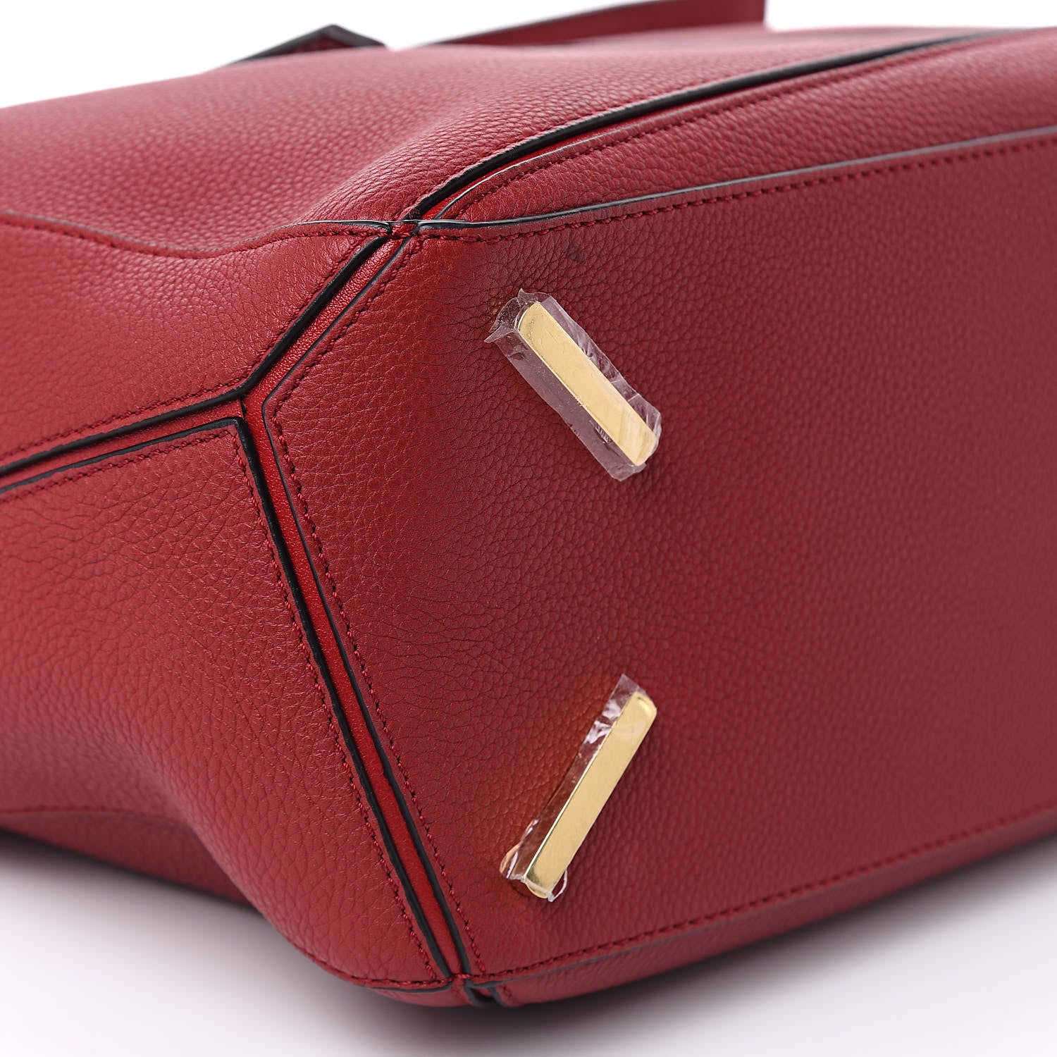 Loewe Calfskin Medium Puzzle Bag Rouge 9 of 10