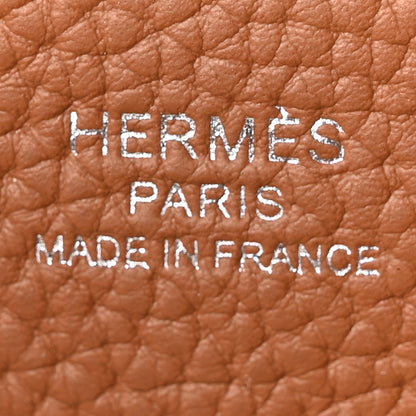 Hermes Togo Swift Medor Bag Gold 6 of 10