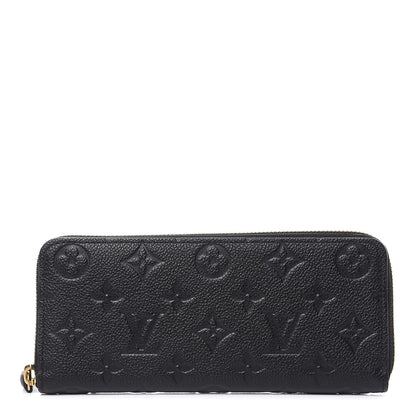 Louis Vuitton Empreinte Clemence Wallet Black 1 of 10