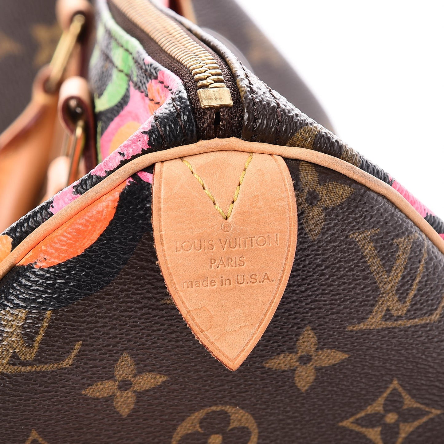 Monogram Roses Speedy 30