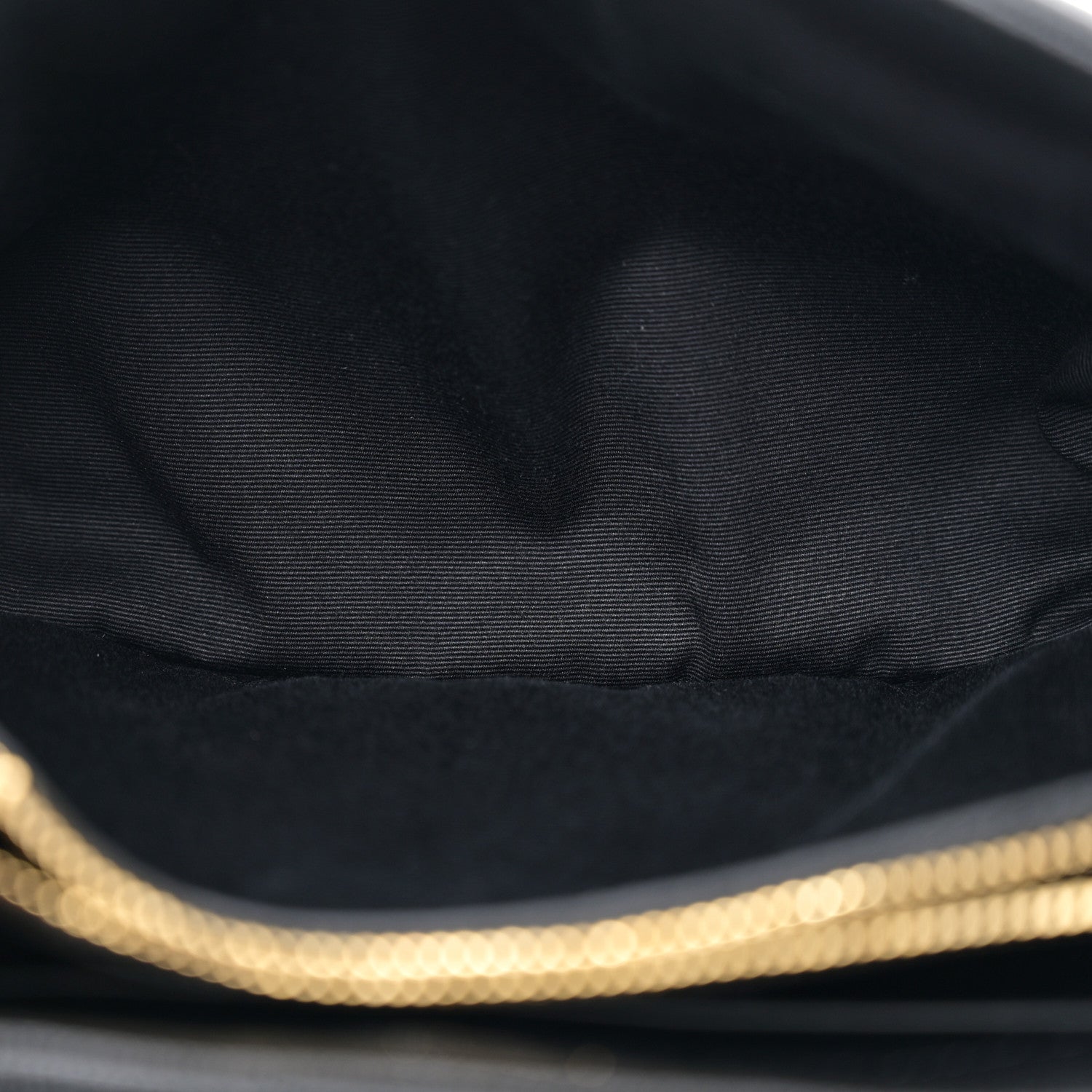 Saint Laurent Grain de Poudre Calfskin Y Quilted Monogram Small Loulou Chain Satchel Black 5 of 11