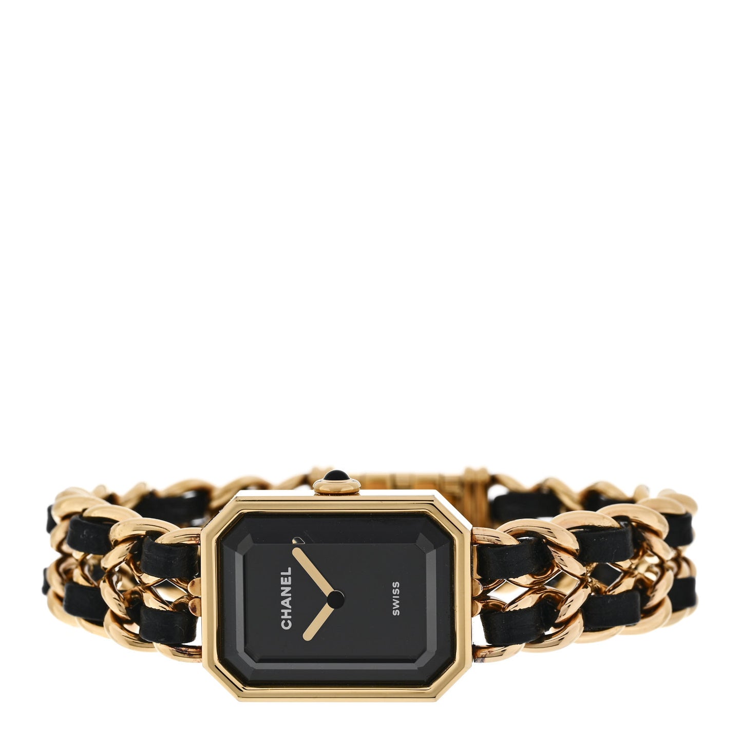 Stainless Steel Lambskin 20mm Chain Premiere Quartz Watch Gold