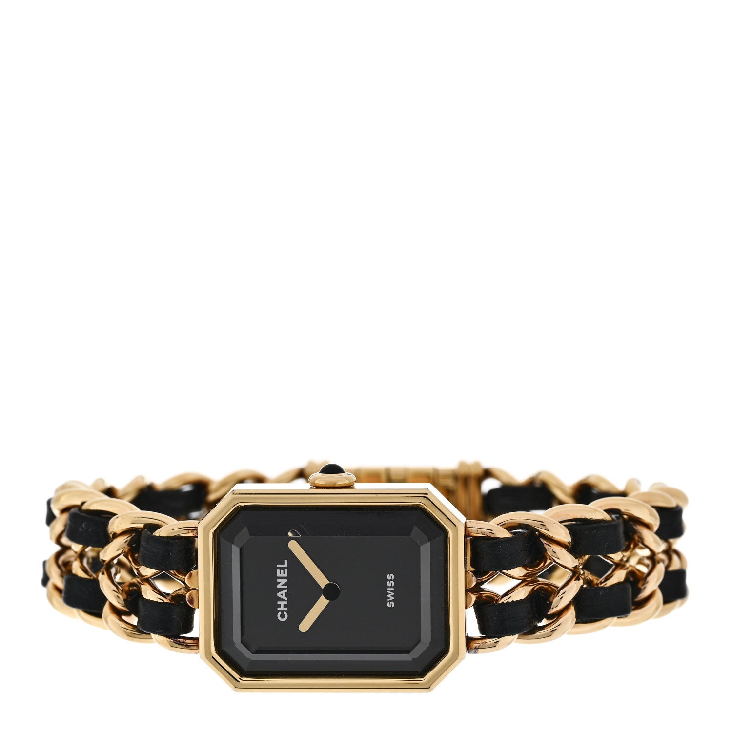 Chanel Stainless Steel Lambskin 20mm Chain Premiere Quartz Watch Gold 2 of 5