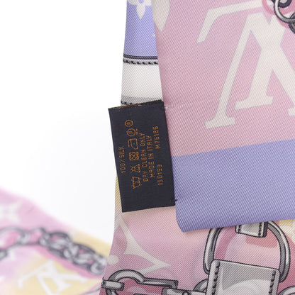 Louis Vuitton Silk Monogram Escale Confidential Bandeau Pink 3 of 4