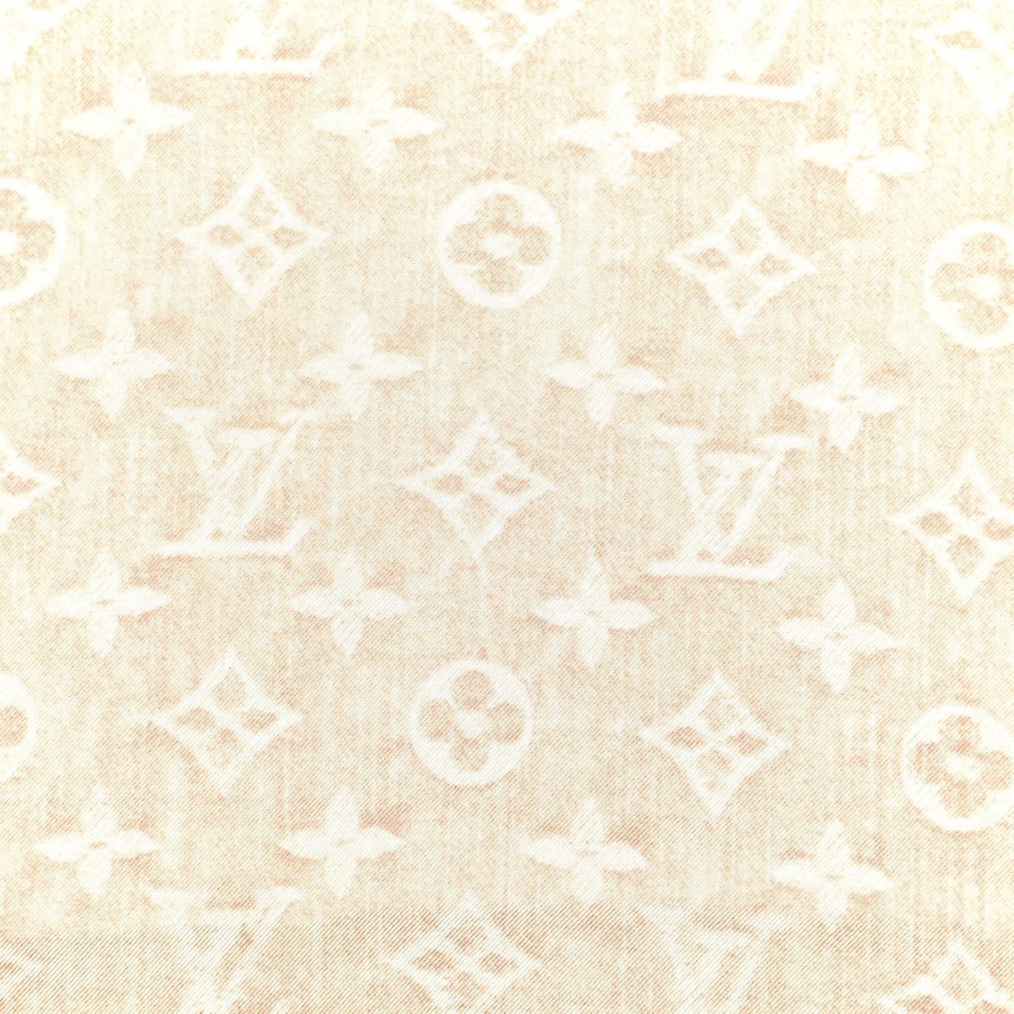 Silk Monogram Denim Bandana Scarf