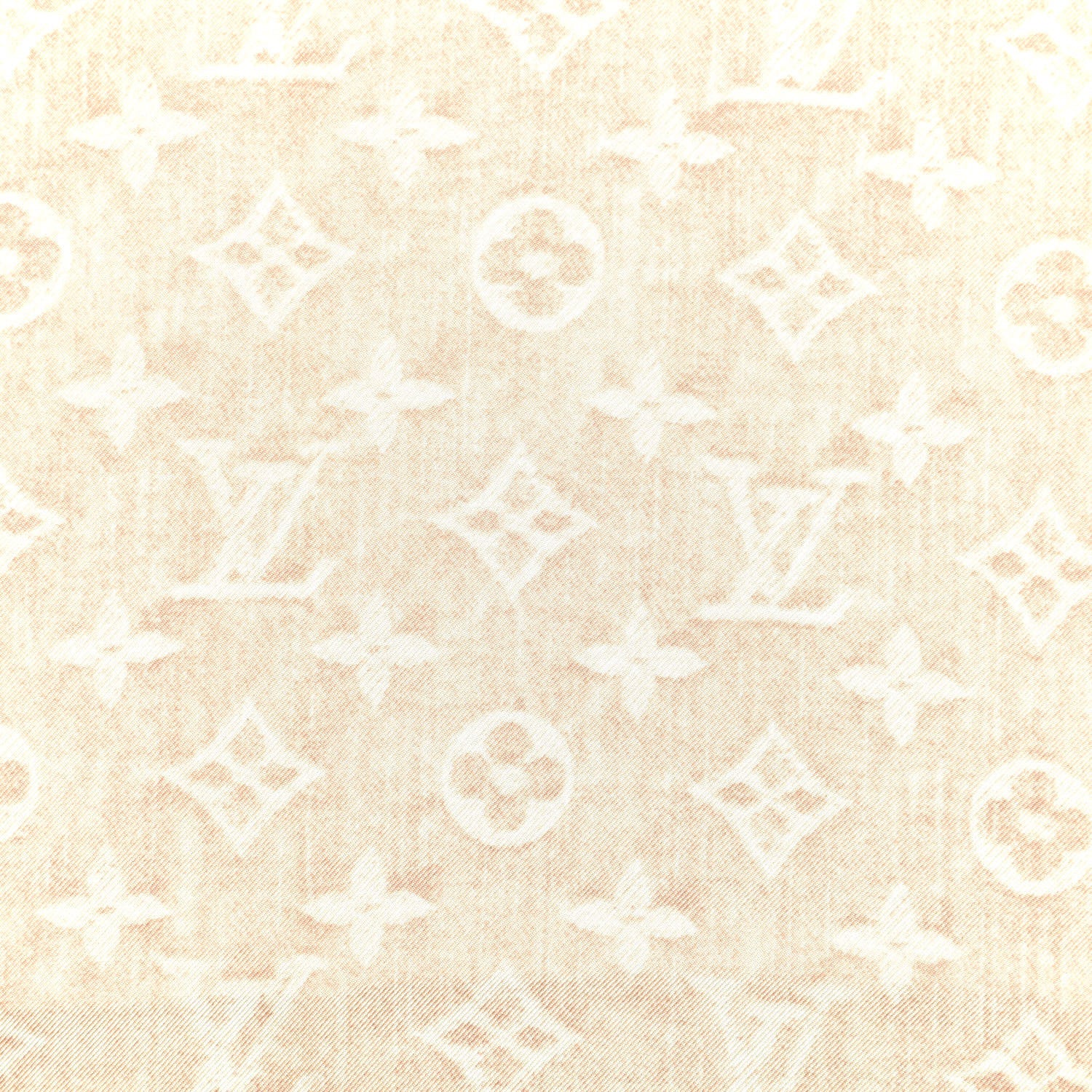 Louis Vuitton Silk Monogram Denim Bandana Scarf 3 of 3