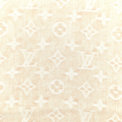 Louis Vuitton Silk Monogram Denim Bandana Scarf 3 of 3
