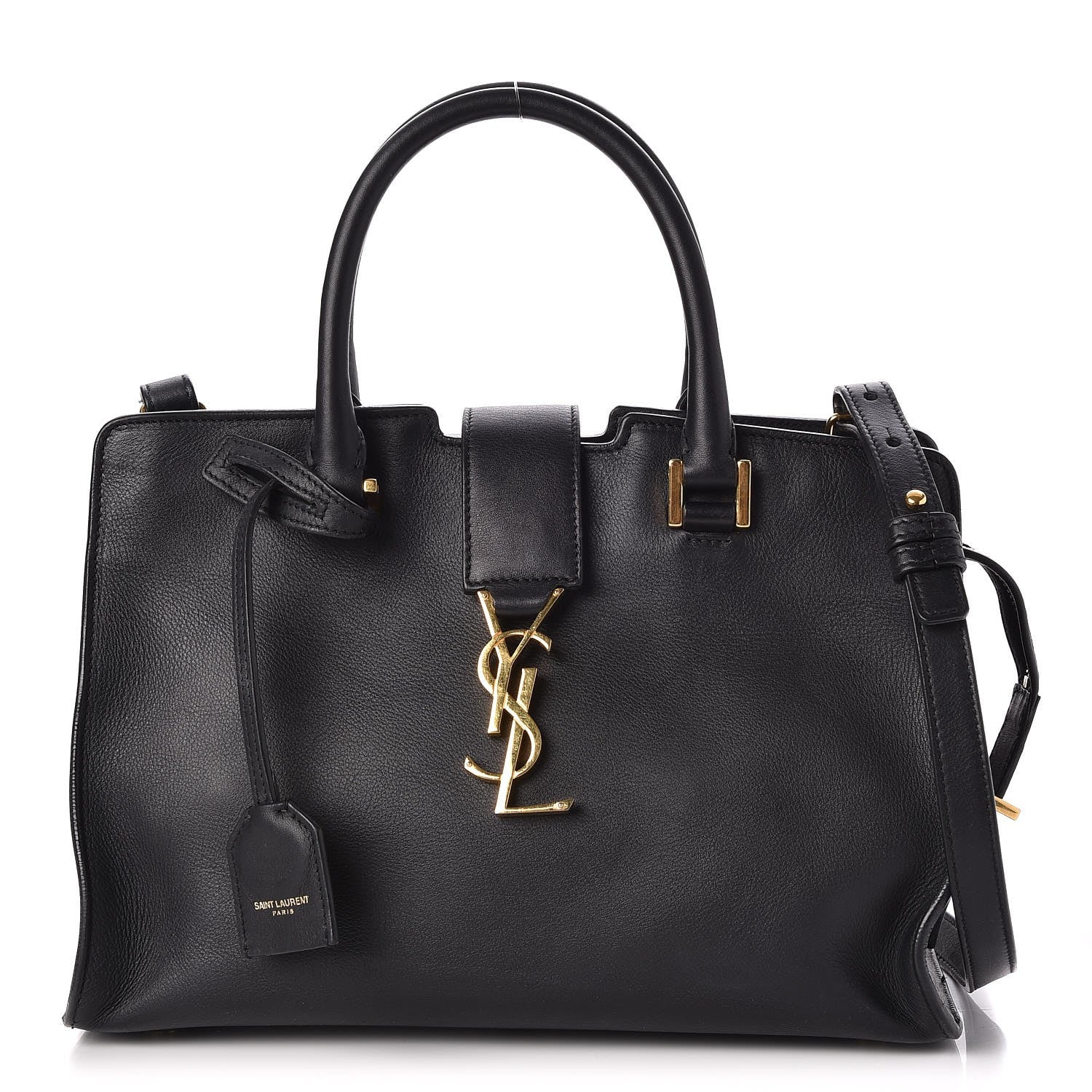 Saint Laurent Calfskin Monogram Baby Downtown Cabas Black 1 of 7