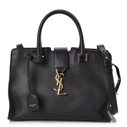 Saint Laurent Calfskin Monogram Baby Downtown Cabas Black 1 of 7