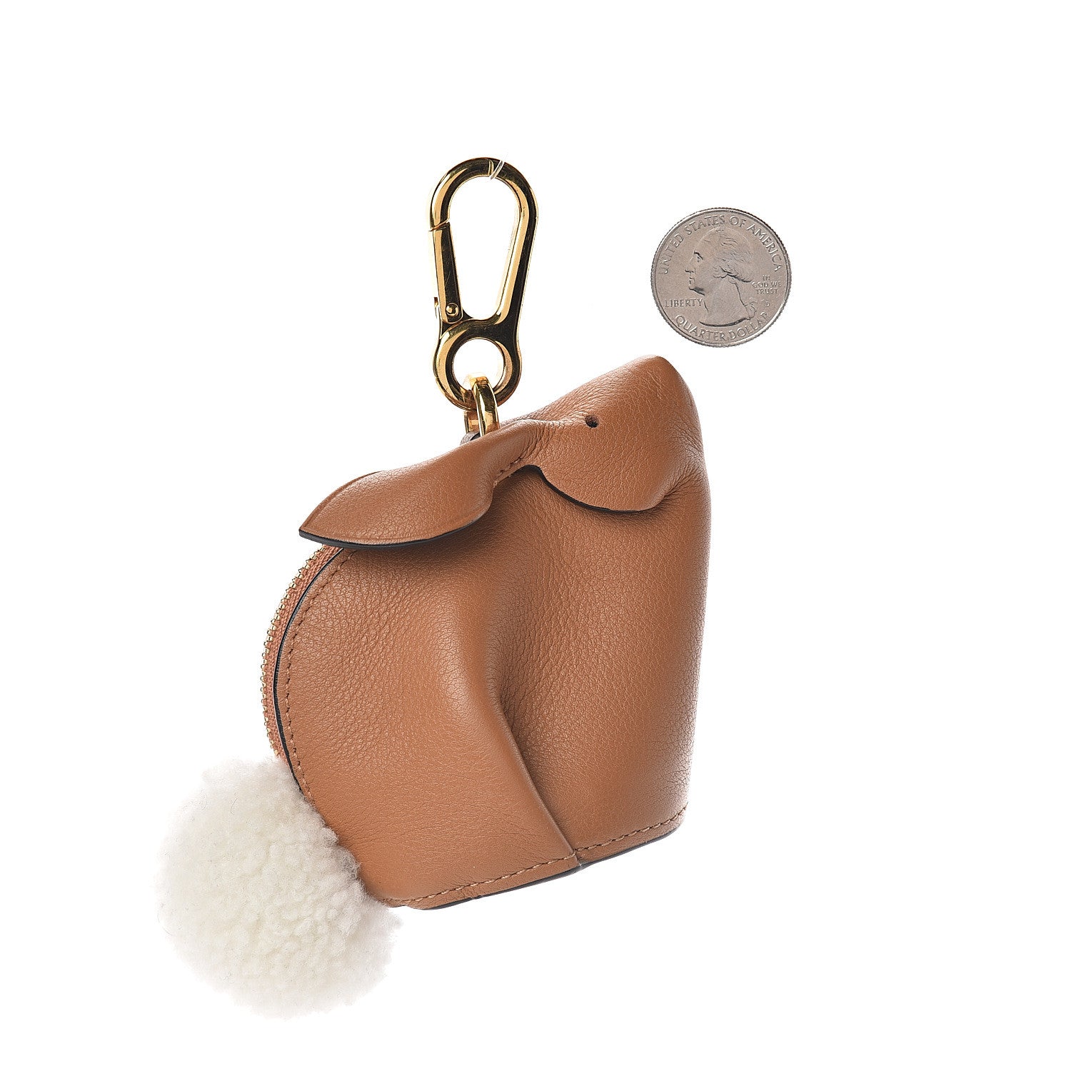 Loewe Calfskin Bunny Charm Light Caramel 2 of 2