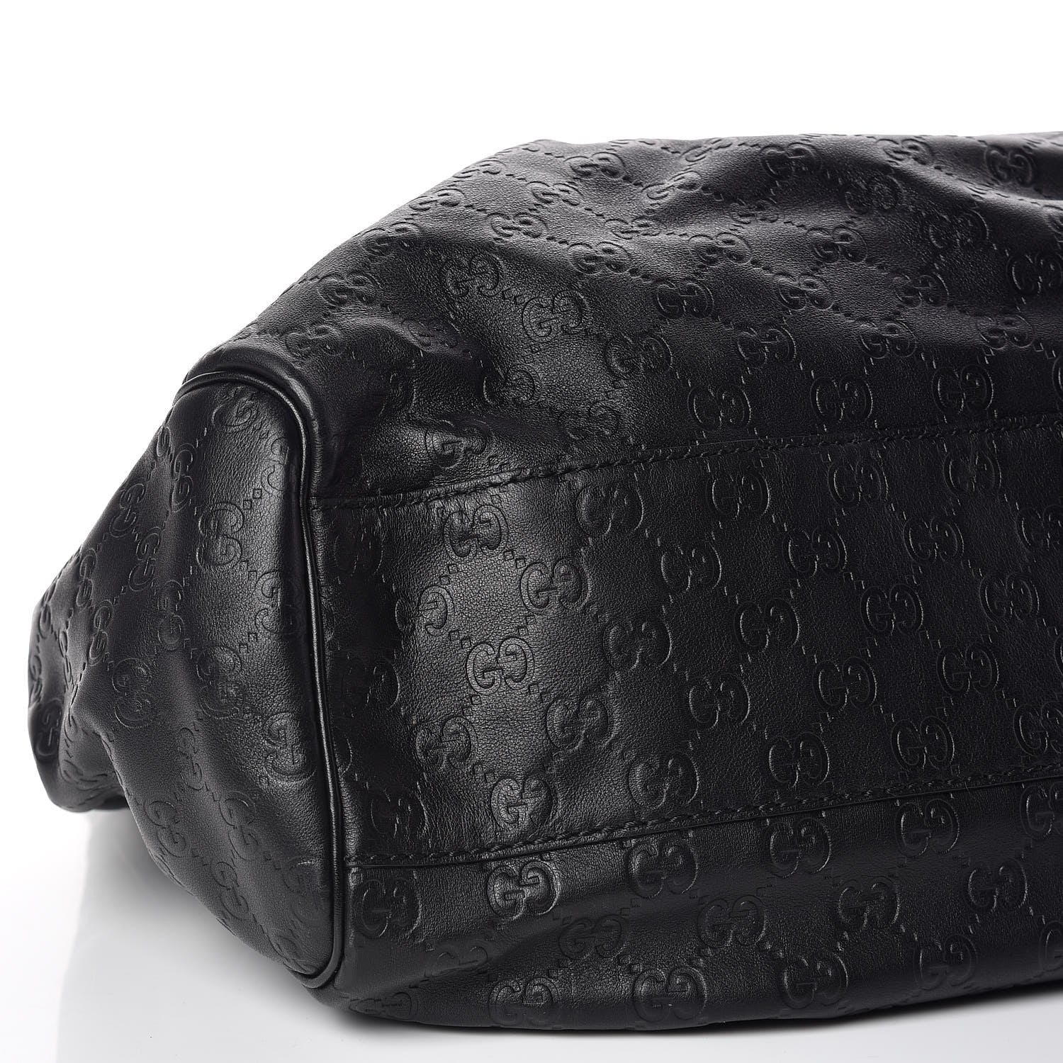 Gucci Guccissima Large Sukey Tote Black 8 of 9
