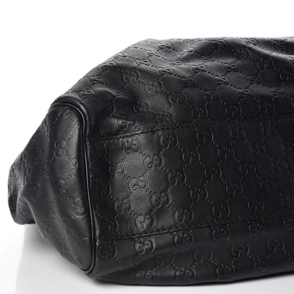 Gucci Guccissima Large Sukey Tote Black 8 of 9