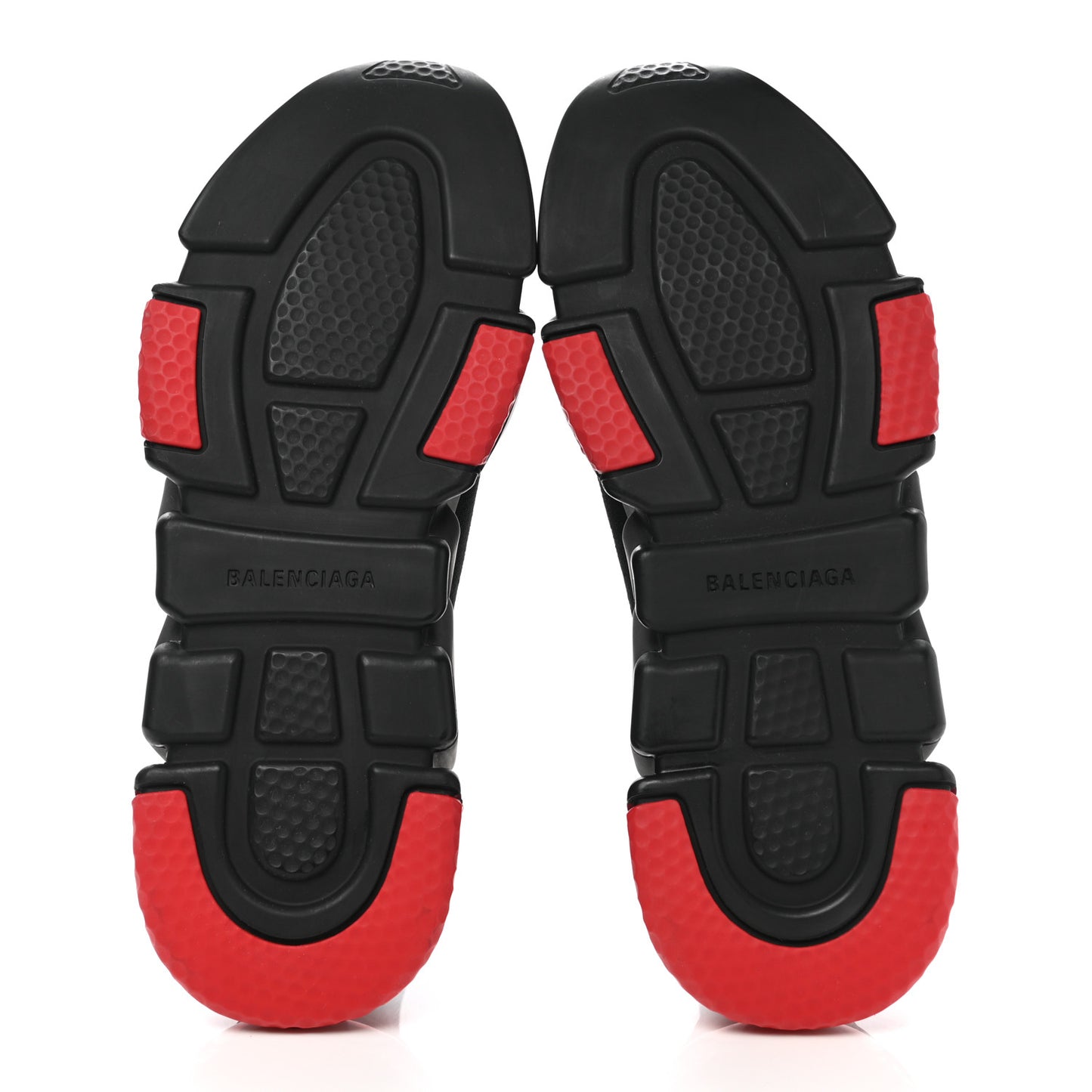 Neoprene Knit Mens Speed Clear Sole Sneakers 43 Black Red