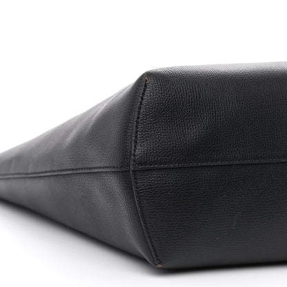 Fendi Vitello Vienna Enamel F is Fendi Shopping Tote Black Taupe 13 of 20