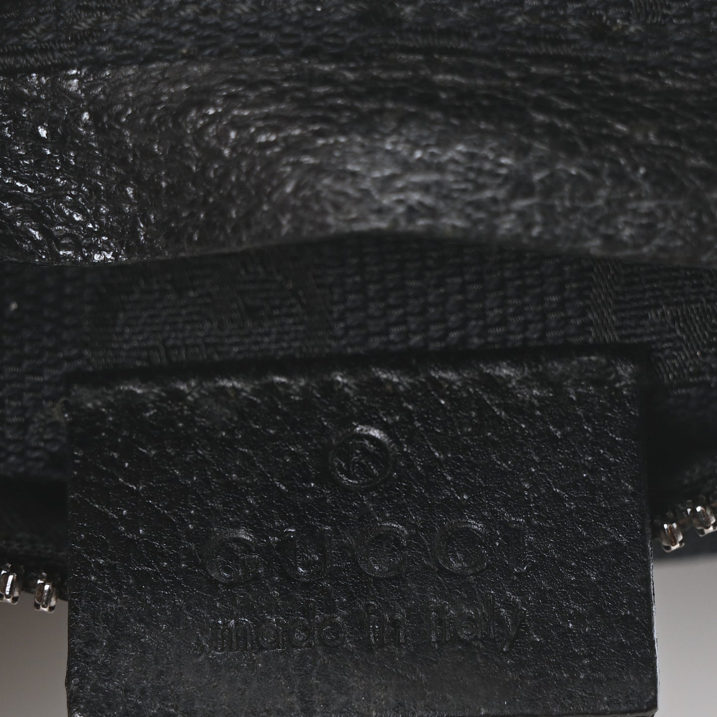 GG Monogram Double Pocket Belt Bag Black
