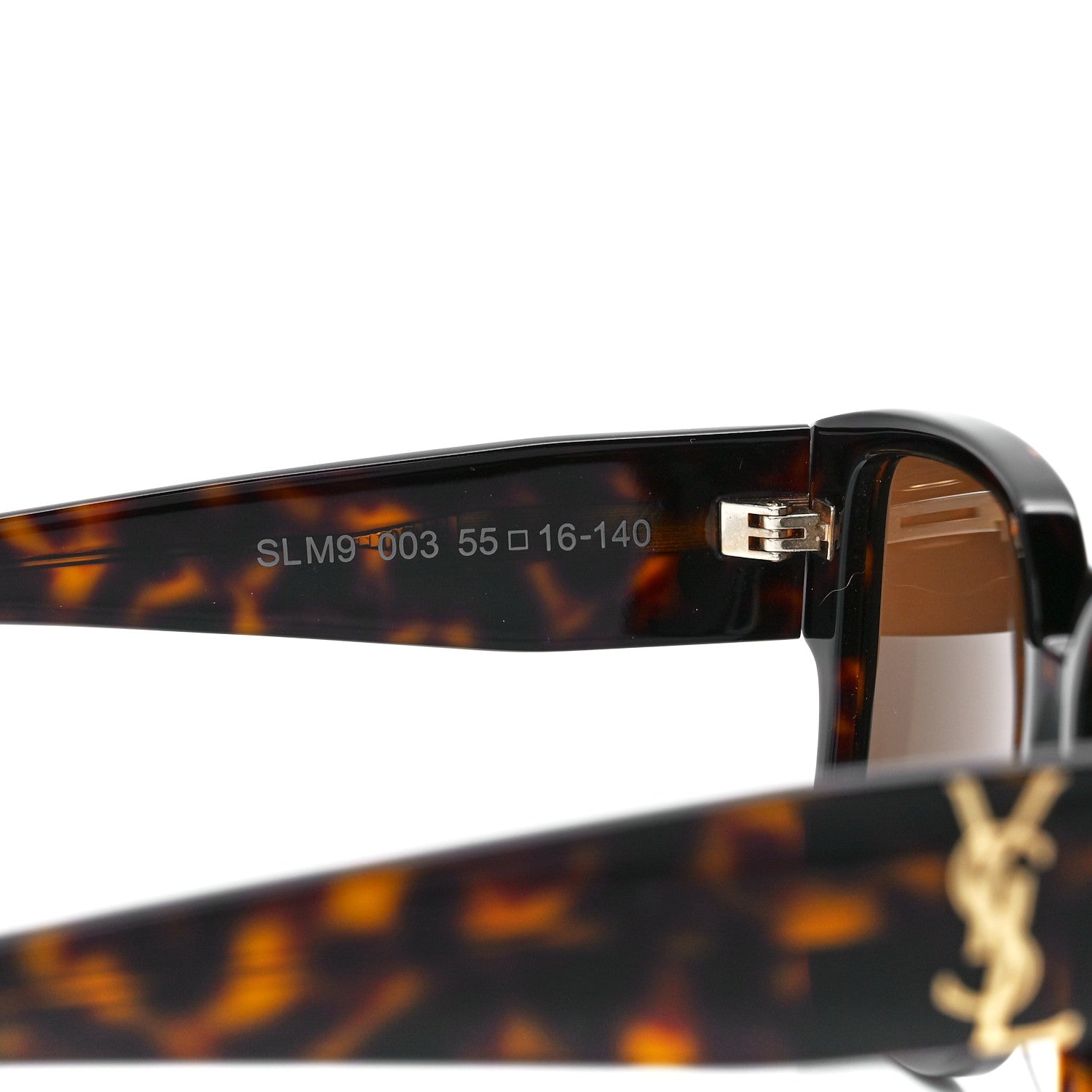 Saint Laurent Square SL M9 Sunglasses Tortoise 5 of 8