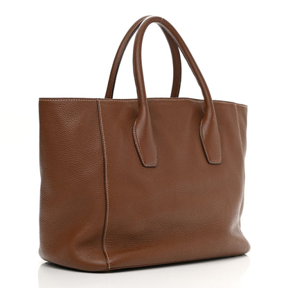 Prada Vitello Daino Tote Palissandro 2 of 12
