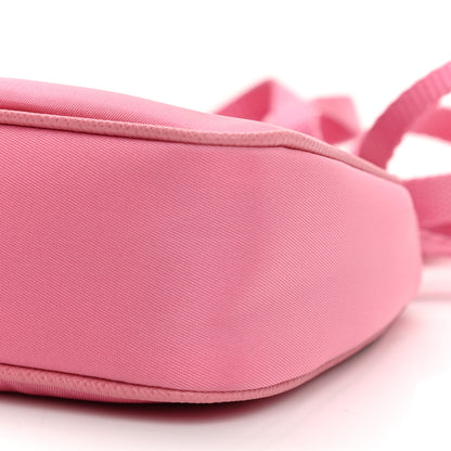 Prada Tessuto Nylon Saffiano Mini Re-Edition 2000 Shoulder Bag Begonia 9 of 9