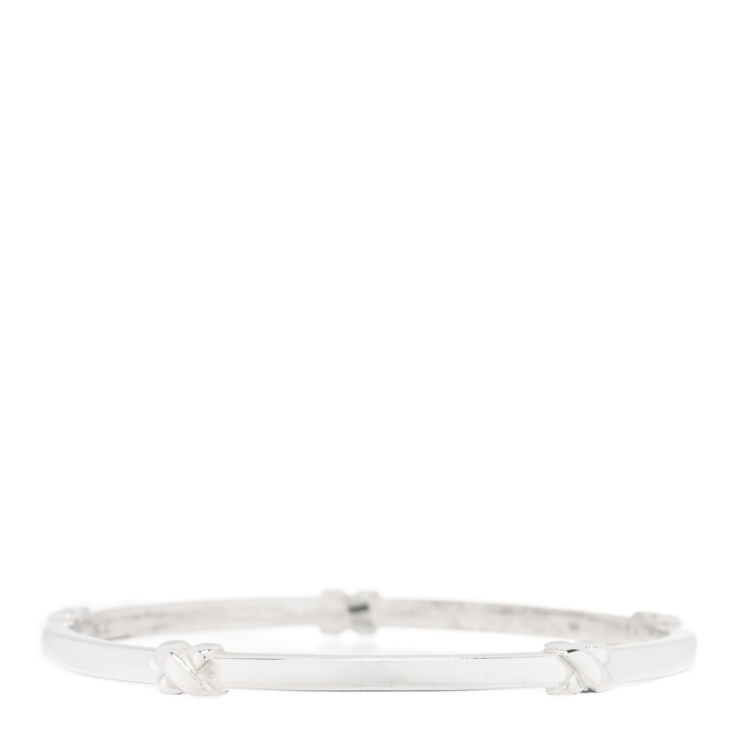Sterling Silver Signature X Bangle Bracelet