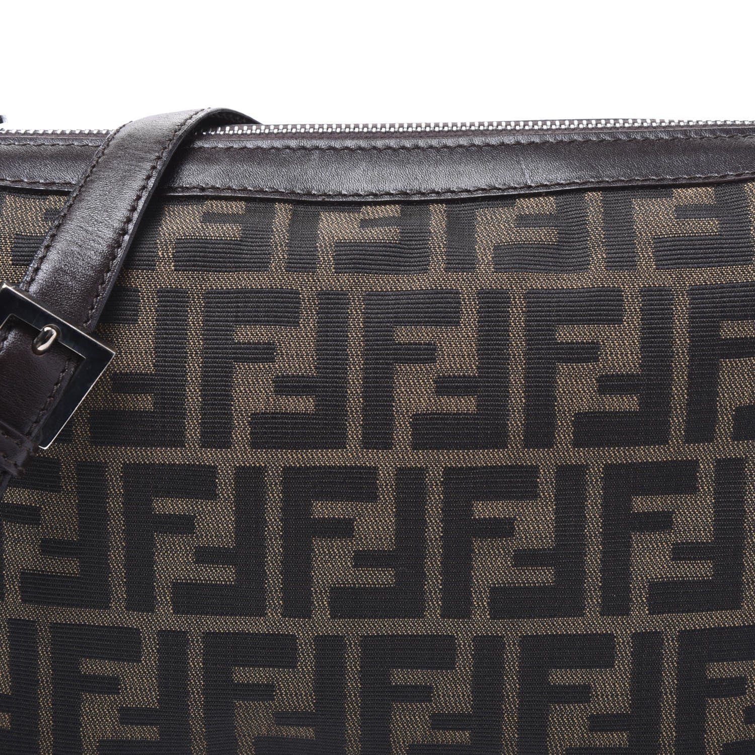 Fendi Zucca Shoulder Bag Tobacco 8 of 8