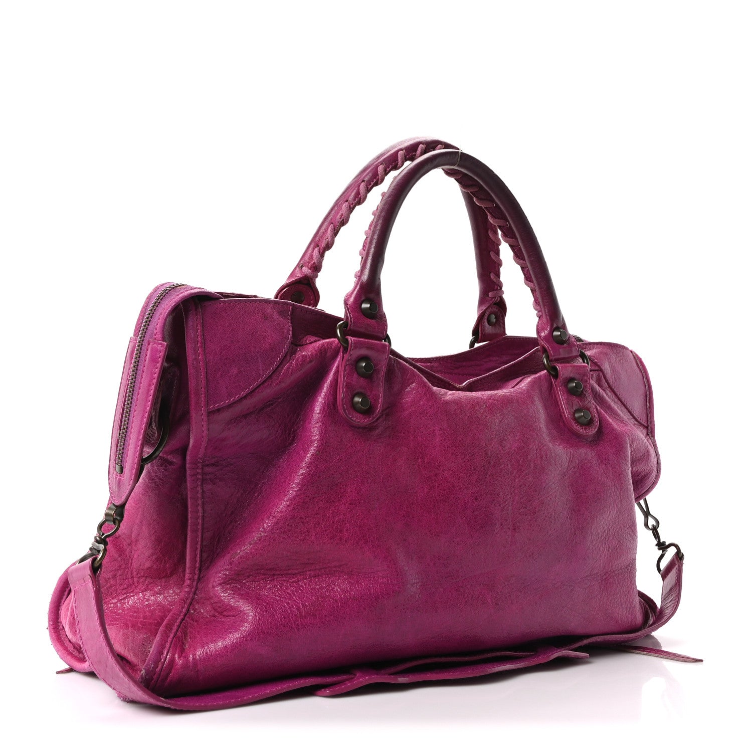 Balenciaga Chevre Classic Hardware City Magenta 4 of 11