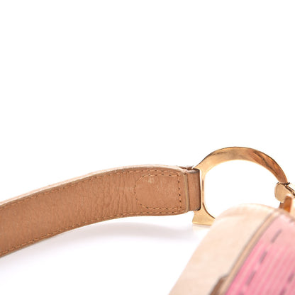 Christian Dior Satin Print Saddle Bag Multicolor 17 of 20