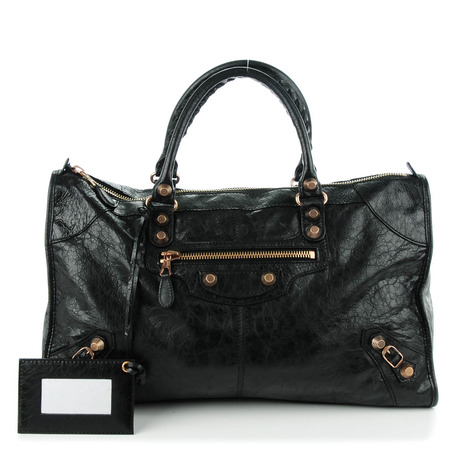 Balenciaga Agneau Giant 21 Rose Gold Hardware Work Black 1 of 7