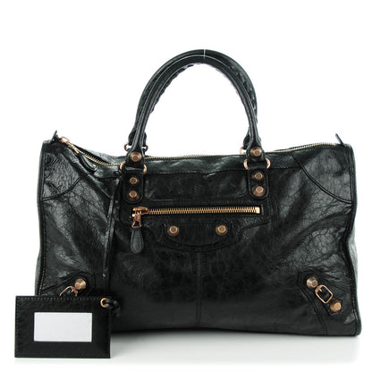 Balenciaga Agneau Giant 21 Rose Gold Hardware Work Black 1 of 7