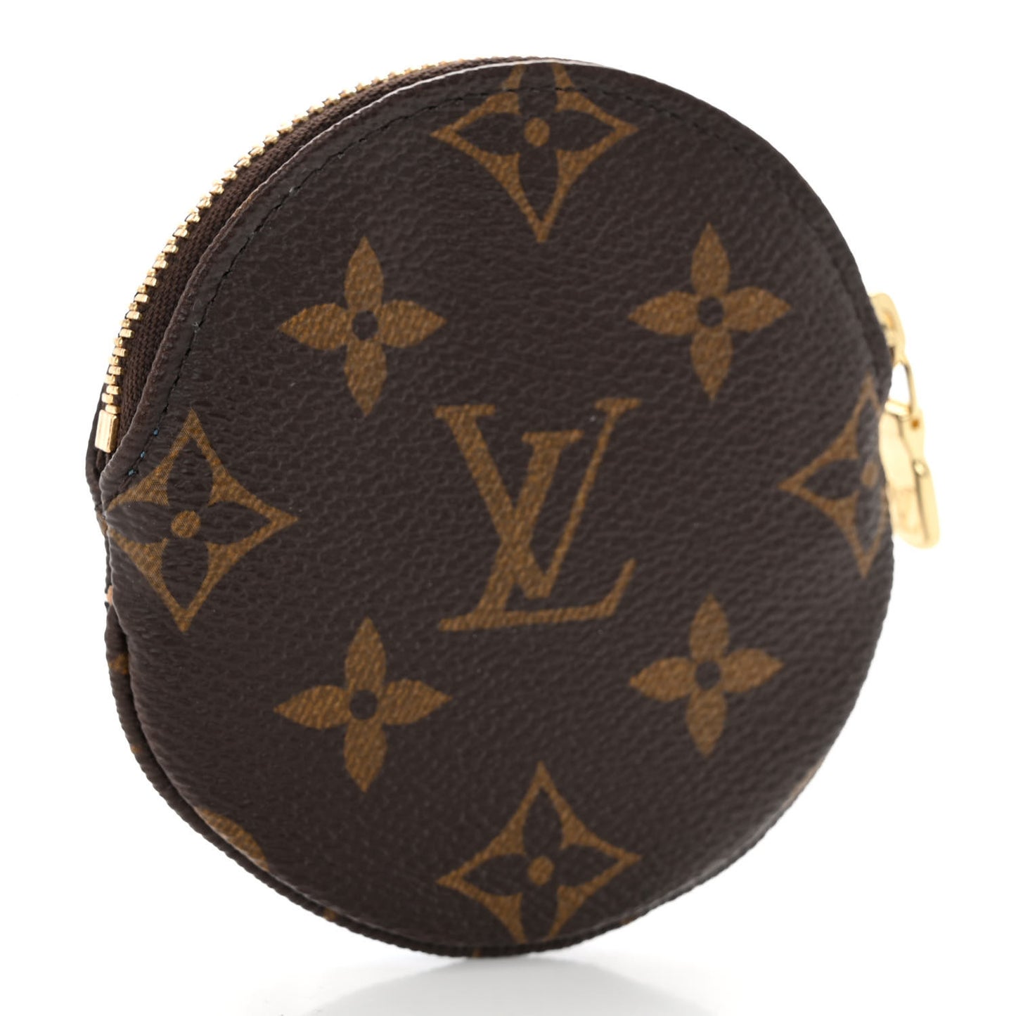 Monogram 2019 Christmas Animation Round Coin Purse Blue