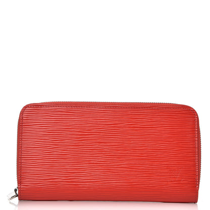 Louis Vuitton Epi Zippy Wallet Coquelicot 1 of 8