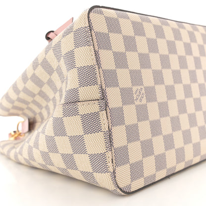 Louis Vuitton Damier Azur Neonoe MM Eau De Rose 8 of 9