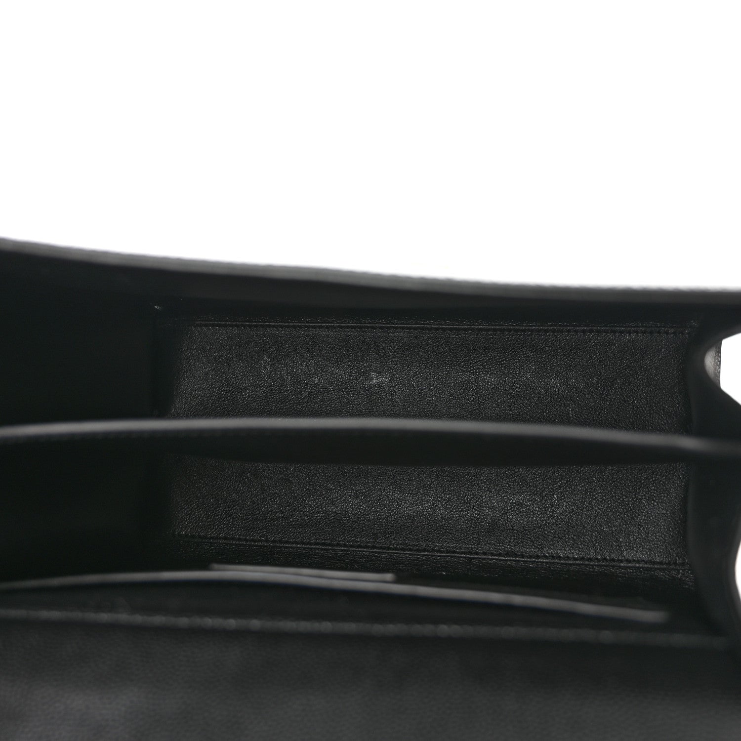 Saint Laurent Grain de Poudre Medium Classic Monogram Cassandra Top Handle Black 5 of 10