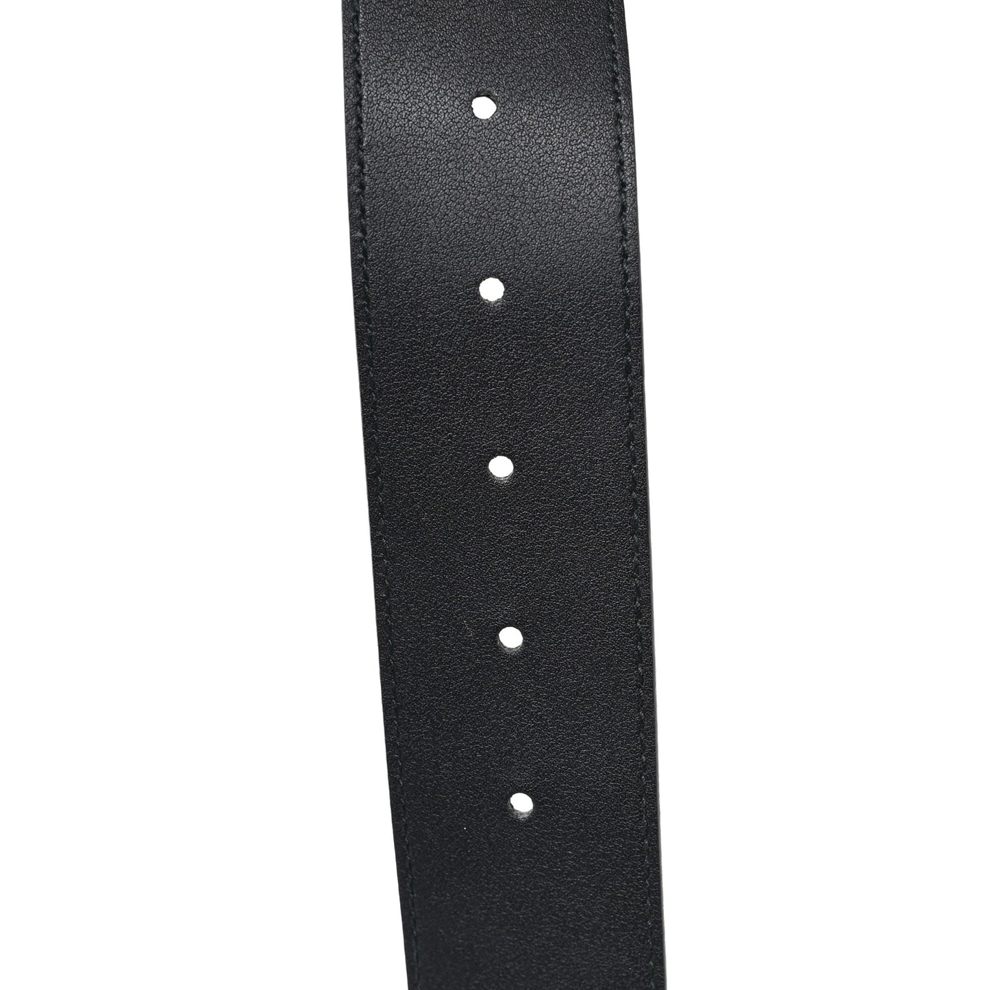 Textured Calfskin Double G 40mm Belt 115 46 Black