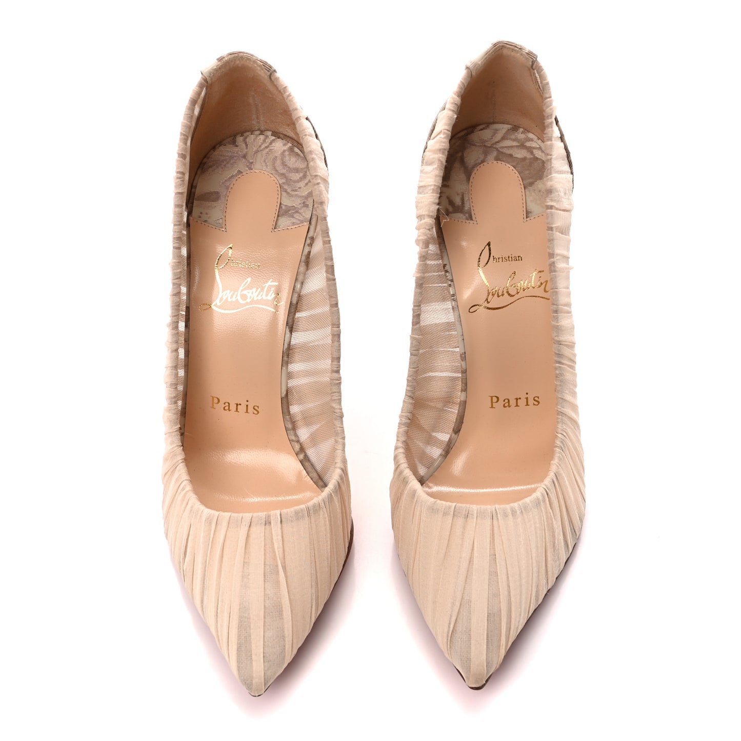 Chiffon Follies Draperia 100 Pumps 36 Beige