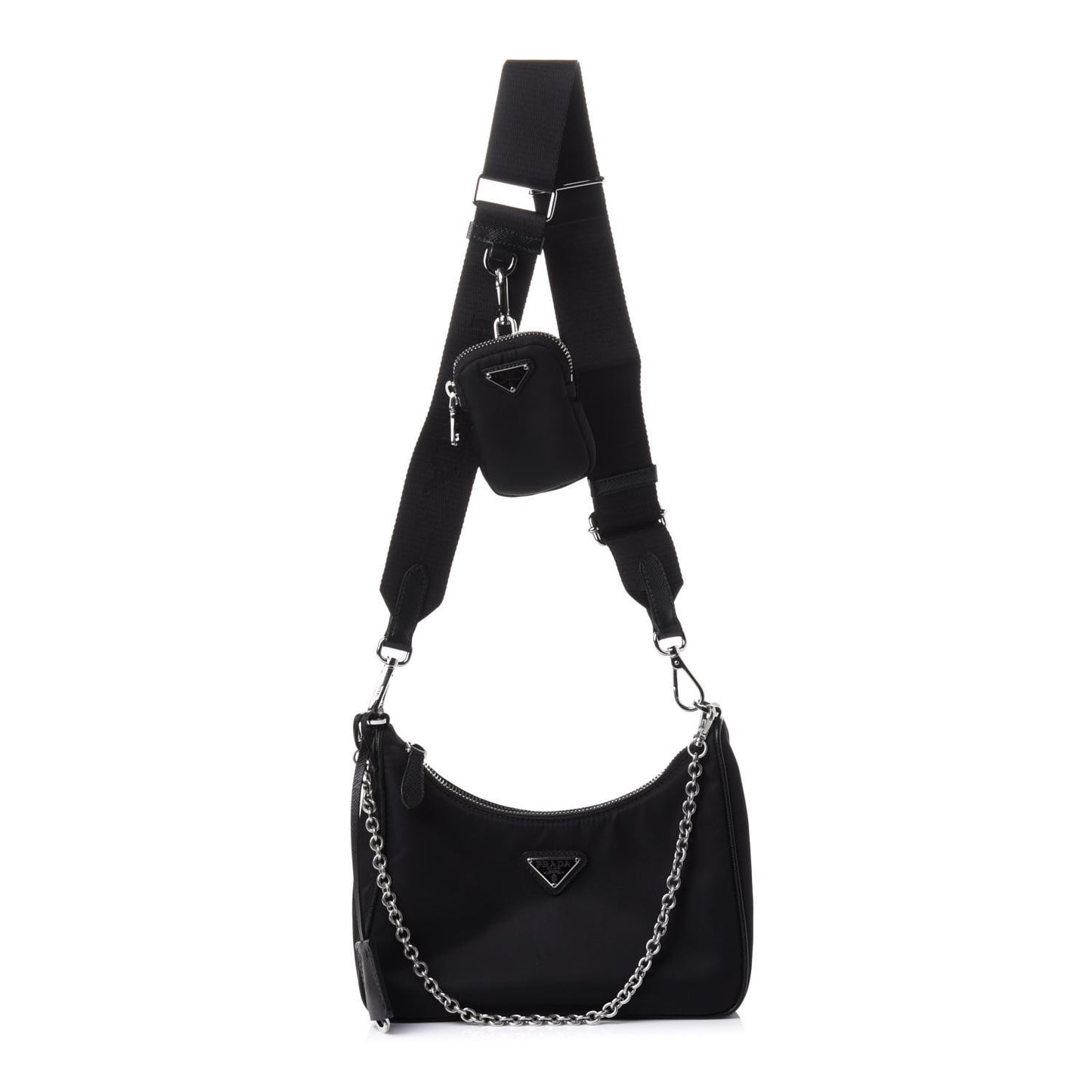 Nylon Re-Edition 2005 Shoulder Bag Black