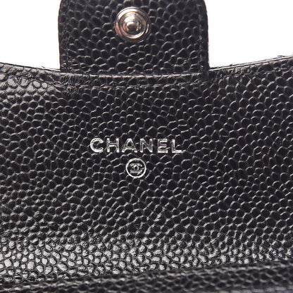 Chanel Caviar Quilted Flap Card Holder Black 6 of 9