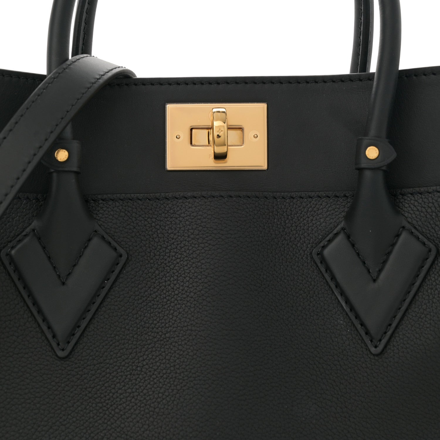 Louis Vuitton Calfskin Monogram Tufting On My Side Black 8 of 12
