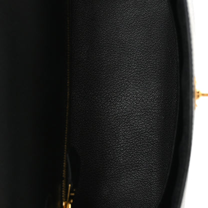 Hermes Epsom Kelly Sellier 25 Black 5 of 11