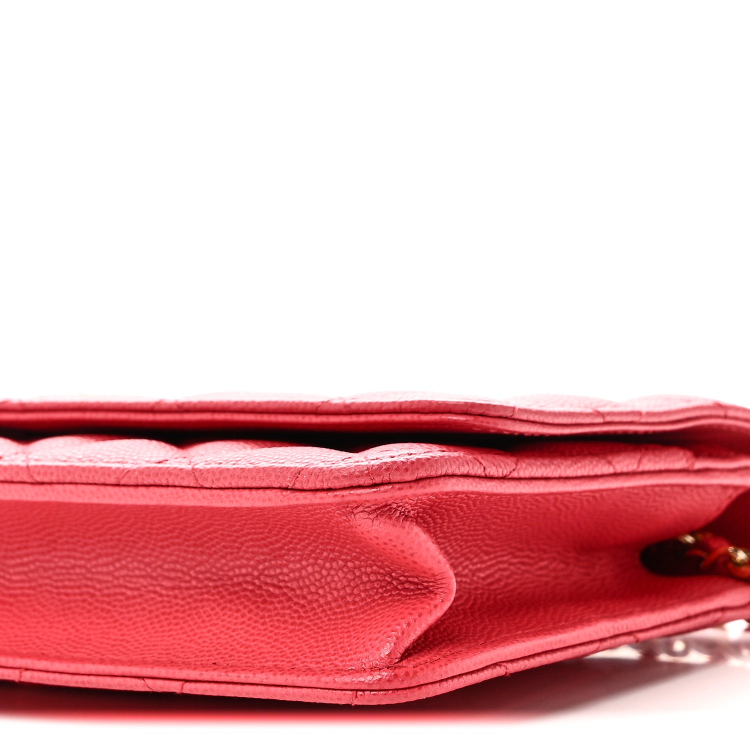 Chanel Caviar Quilted Wallet on Chain WOC Pink 10 of 10